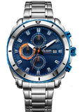 Awesome Blue Dial Chronograph Quartz Watch 2022 Bellissimo Deals