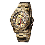 Bronze Skeleton Mechanical Watch Bellissimo Deals