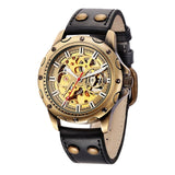 Bronze Skeleton Mechanical Watch Bellissimo Deals