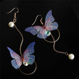 Butterfly Rhinestone Earrings Bellissimo Deals