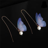 Butterfly Rhinestone Earrings Bellissimo Deals