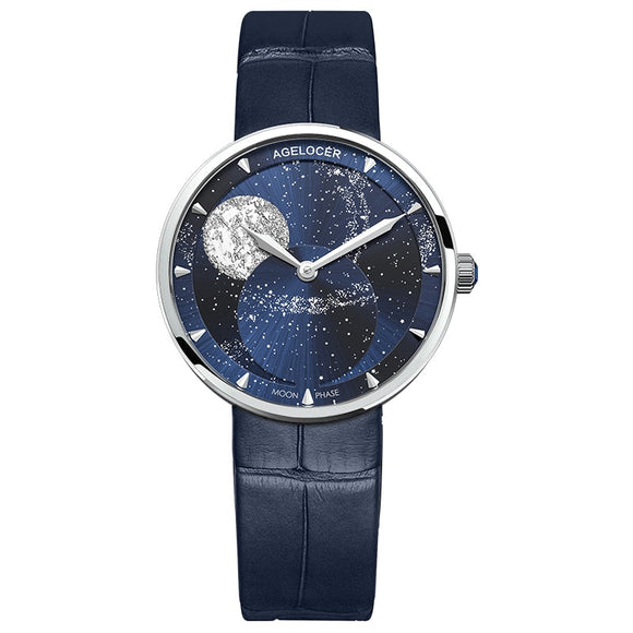 Elevate Your Style with the Moonphase Sapphire Watch 6504A1 Bellissimo Deals