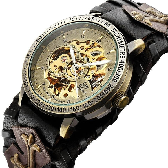 Gothic Bronze Hollow Automatic Watch Bellissimo Deals