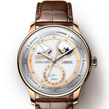 New Lobinni Seagull Moon Phase  Automatic Watch 17011-Bellissimo Deals