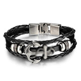 Leather Charm Bracelet Bangle Bellissimo Deals