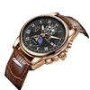 Luxury Chronograph Leather Wristwatch 2023 Bellissimo Deals