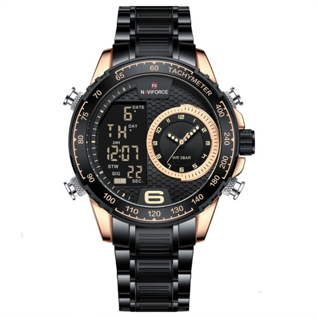 Luxury Luminous Waterproof Steel Watch 2022 Bellissimo Deals