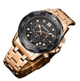 New Luxury Gold Stainless Steel Men Watch Bellissimo Deals