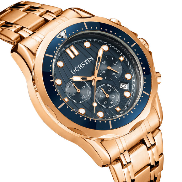 New Luxury Gold Stainless Steel Men Watch Bellissimo Deals