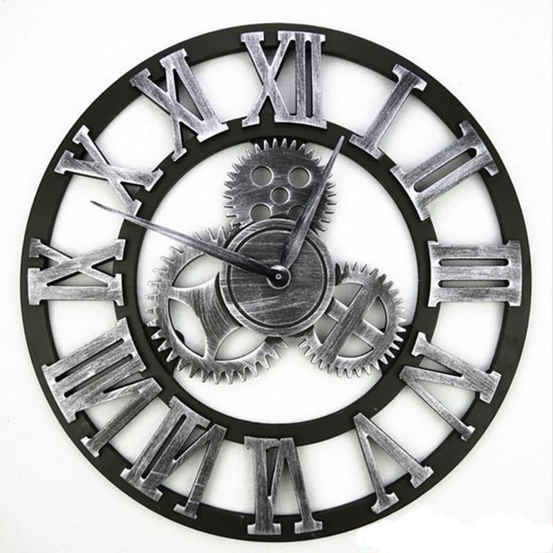 Rare Decorative Wooden Gear luxury 3D Art Clock Bellissimo Deals