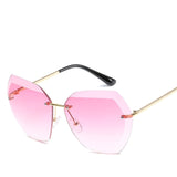 Rimless Women Sunglasses Bellissimo Deals
