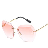 Rimless Women Sunglasses Bellissimo Deals
