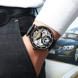 Skeleton Mechanical Automatic Watch Bellissimo Deals