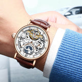 Skeleton Mechanical Automatic Watch Bellissimo Deals