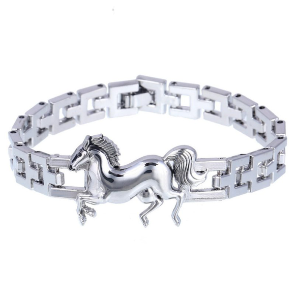 Stainless Steel Charm Bracelet Bellissimo Deals