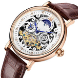 Thin Case Luxury Tourbillon Skeleton Wristwatch Bellissimo Deals