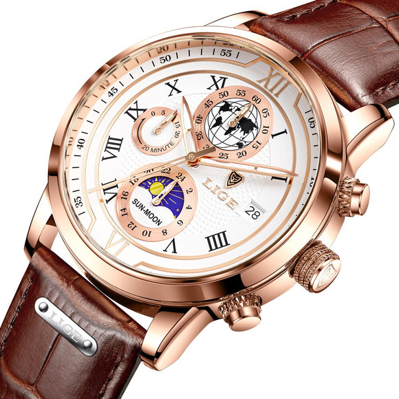 Vintage Business Quartz Watch LIGE8974 Bellissimo Deals