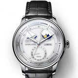 New Lobinni Seagull Moon Phase  Automatic Watch 17011-Bellissimo Deals